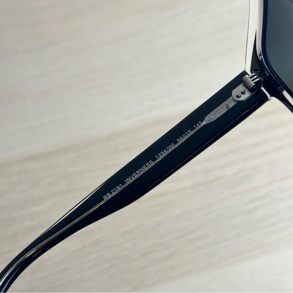 Ray-Ban RB2191 INVERNESS 1294/3M 54MM Black Frame Blue Gradient Lens Sunglasses - Picture 3 of 6